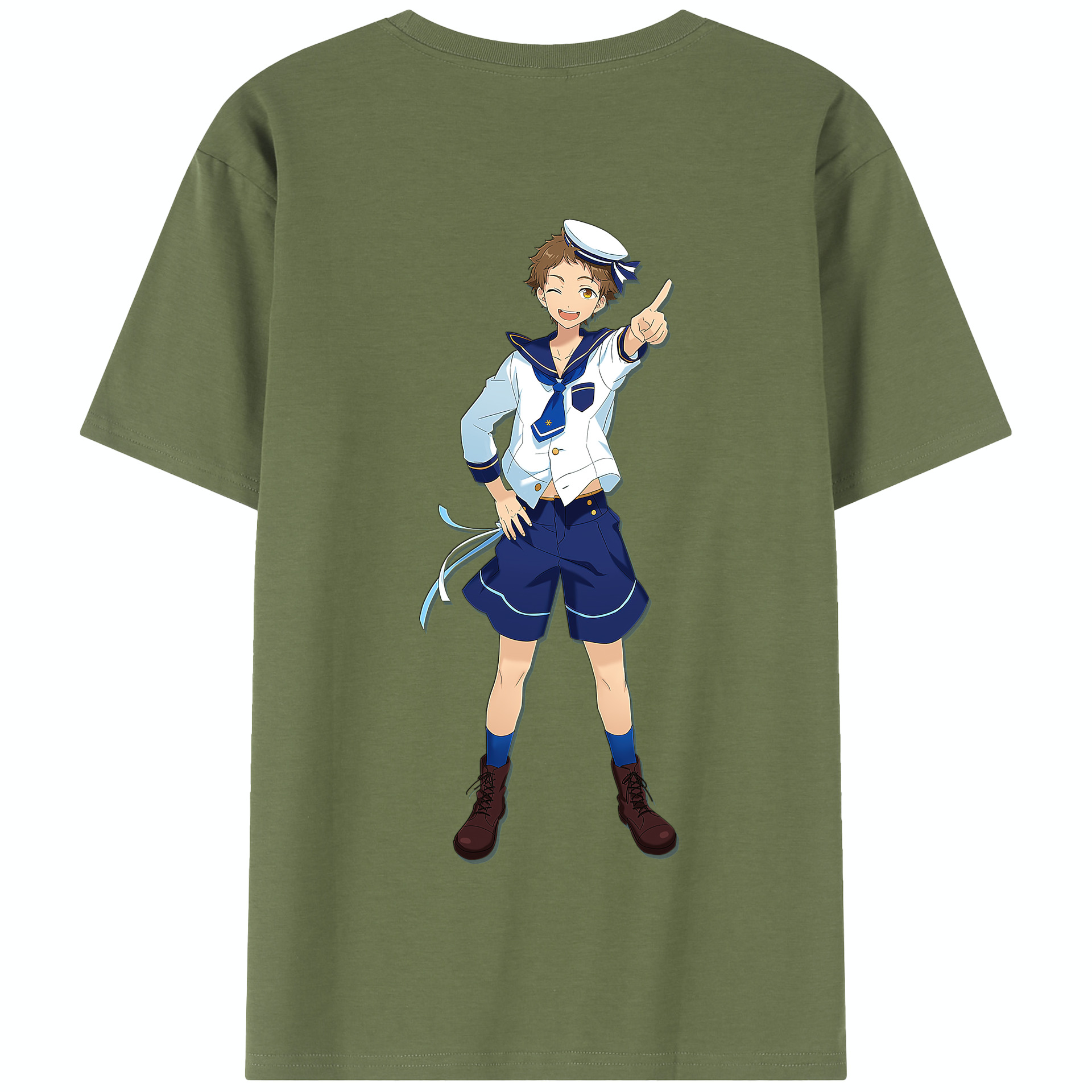 （画像用） あんさんぶるスターズ! Ensemble Stars 綿100％半袖Tシャツ（背面プリント）